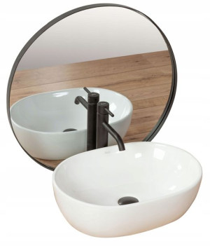 Umywalka Nablatowa Ceramiczna Owalna Amelia 48 Rea