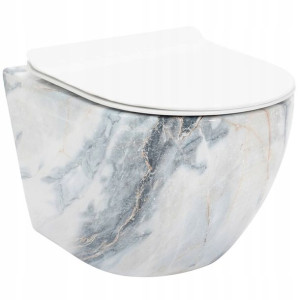 Misa WC Podwieszana Carlos Granit Shiny Rimless