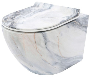 Misa WC Podwieszana Carlos Granit Mat Rimless Rea