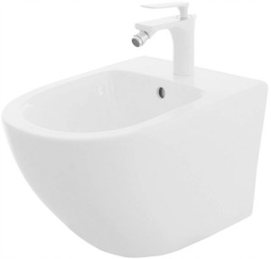 Bidet Podwieszany Ceramiczny Carlo Mini Biały Rea