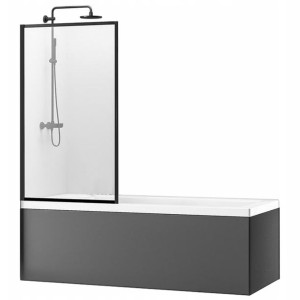 Parawan Nawannowy Czarny Lagos Fix 80 cm Rea