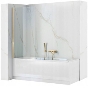 Parawan Nawannowy Szklany Złoty Elegant 70 cm Rea