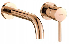 Bateria Podtynkowa Umywalkowa Rose Gold Lungo Rea