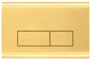 Przycisk Spłukujący Lustrzany Zloty H.GOLD REA