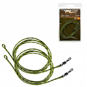 2 x Przypon LEAD CORE z krętlikiem szybkiej 70 cm