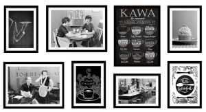 KOMPLET Galeria 8szt Obrazy Plakaty BEZ RAMY KUCHNIA KPM218