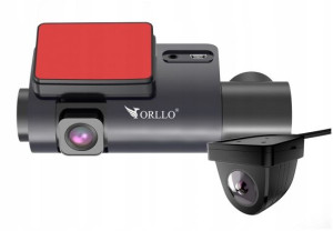 Kamerka Samochodowa Orllo 3cam Pro Full Hd Gps
