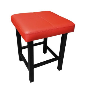 Taboret Klasyk Stołek Loft 45cm Eco Skóra