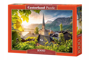 Puzzle 1000 Pocztówka z Hallstatt Postcard Castor
