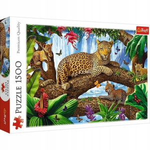 Puzzle 1500 Odpoczynek wśród drzew Trefl