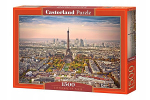 Puzzle 1500 Cityscape of Paris Paryż Castor