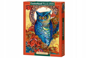 Puzzle 1500 Hoot Niebieska Sowa Castor
