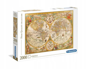 Puzzle 2000 Ancient Map Stara Mapa Clementoni