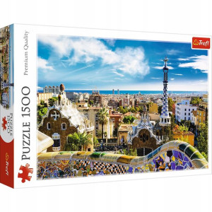 Puzzle Trefl Park Güell Barcelona 1500 elementów
