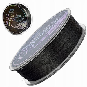 Plecionka 12 SPLOTOWA Power 0.12 mm/ 20.8kg Czarna