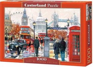Puzzle 1000 Londyn Collage Castor