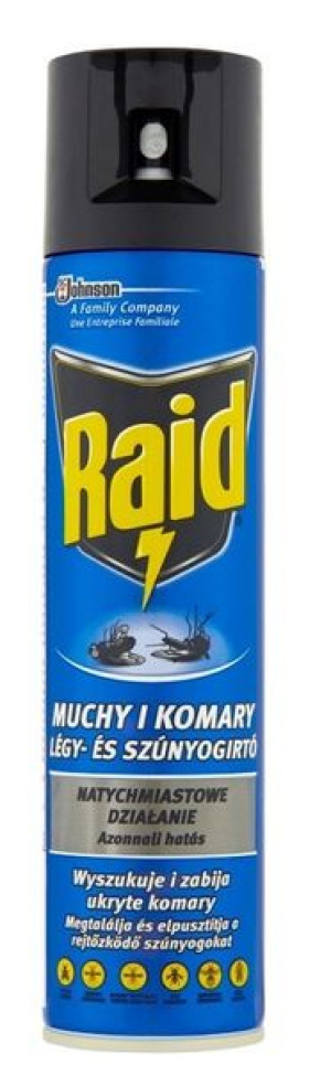 Raid Spray Przeciw Owadom Komary, Muchy 400ml