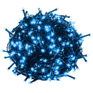 Lampki Choinkowe Mocne Niebieskie 300 Led Długie