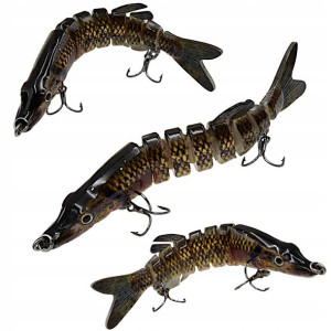 WOBLER na Szczupaka łamany tonący 13cm 21g /0,5-1m