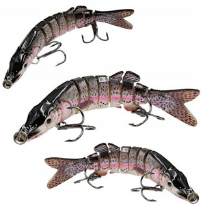 WOBLER na Szczupaka łamany tonący 13cm 21g /0,5-1m