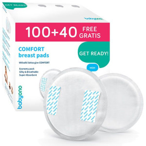 Babyono Wkładki Laktacyjne Comfort 140szt