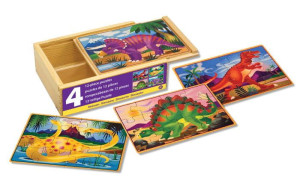 Melissa & Doug - Puzzle drewniane Dinozaury