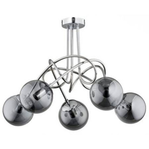 Lampa Wisząca Tango Glass 6-Punktowa Chrom 61095