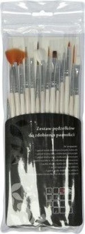 Pędzelki Do Zdobienia Paznokci 10 Sztuk Labo Beauty