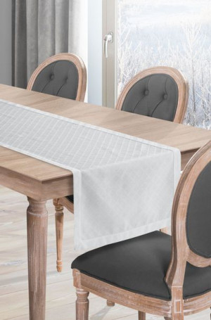 Obrus Klara 40x180 Biały Eurofirany