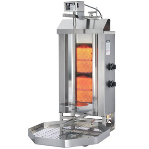 Grill piec opiekacz do kebaba gyrosa gazowy na gaz ziemny POTIS wsad 30 kg