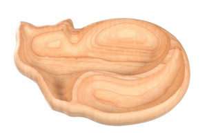 Przekąski miska drewniana