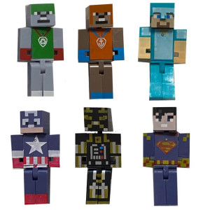 MINECRAFT Duży Zestaw Figurek + Akcesoria