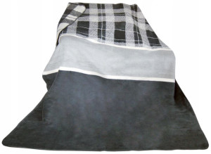 Koc Glamour Bawaria popiel 150x200 Greno
