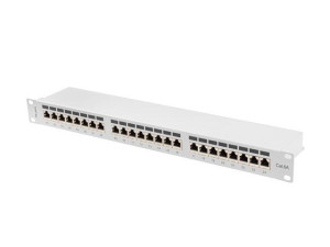 Patch Panel 24 Port 1U 19 cali Lanberg PPSA-1024-S