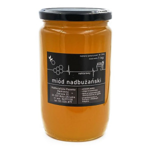 Miód nadbużański z kruszyny 1000g Nadbużańska Pasieka Wędrowna