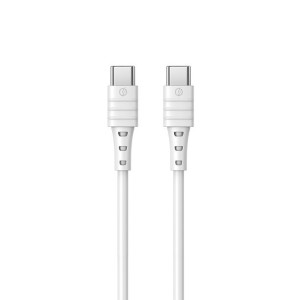 Remax Kabel Zeron RC-068 Typ C na Typ C 65W 1 metr Biały