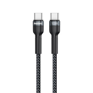 Remax Kabel Jany RC-172 Typ C na Typ C PD 100W 1 metr czarny