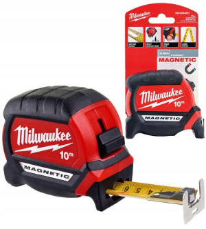 Miara zwijana 10m magnetyczna Premium Milwaukee