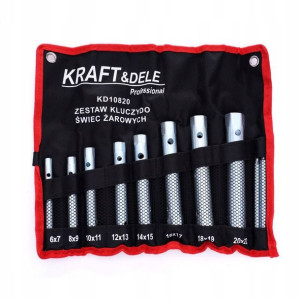KLUCZE rurowe 6-22mm rurkowe 10części DO WARSZTATU