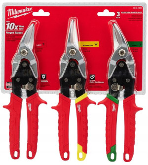 Nożyce do blachy proste prawe lewe 260mm Milwaukee
