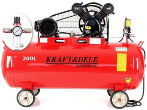 Kompresor olejowy 200L 2 tłoki KD7426849047656kd1473 +Separator!