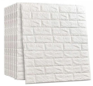 8X Tapeta Cegła 3D Samoprzylepna Panele Mur Diy