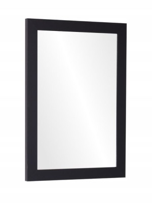 LUSTRO w ramie 50x40 RAMA CZARNA, CZARNE + gratis