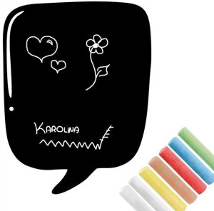 FOLIA Kredowa Tablicowa na ścianę DYMEK 75x58
