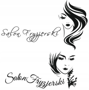 Naklejki Salon Fryzjerski Fryzjer 100x50cm