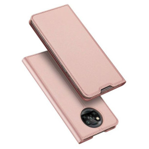 Etui XIAOMI POCO X3 NFC z klapką Dux Ducis skórzane Skin Leather jasny róż