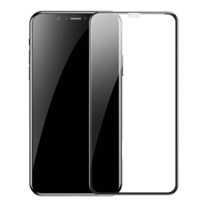 Baseus zestaw 2x szkło na cały ekran Full Screen z ramką 0.3mm 9H iPhone 11