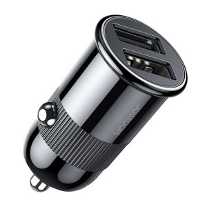 Joyroom ładowarka samochodowa 2x USB 3,1 A czarny (C-A06)