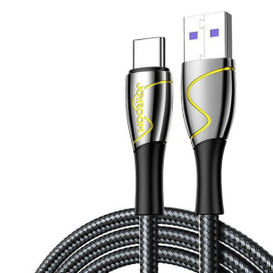 Joyroom Mermaid series kabel USB - USB Typ C 5A 1,2m czarny (S-1250K6)