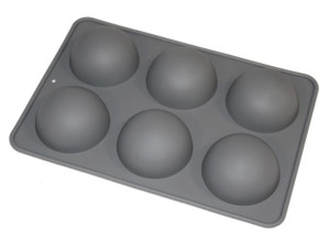 Forma silikonowa DUŻE PÓŁKULE KULA KULE 60mm